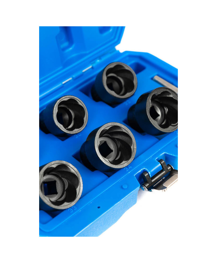 Nasadki do obrobionych uszkodzonych śrub - zestaw 7el. 27-36mm FR2405