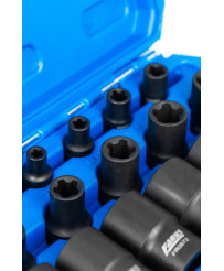 Zestaw kluczy TORX PLUS EPR 16 szt. 1/4" 3/8" 1/2"