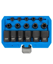 Zestaw kluczy TORX PLUS EPR 16 szt. 1/4" 3/8" 1/2"