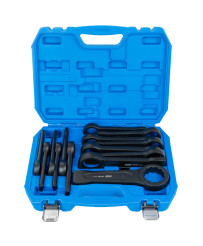 Zestaw kluczy oczkowych 14 szt. 19–50 mm – warsztat i przemysł