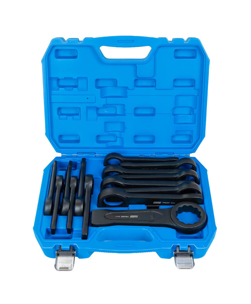 Zestaw kluczy oczkowych do podbijania 19-50mm, 14szt. Farys FR0399