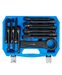 Zestaw kluczy oczkowych 14 szt. 19–50 mm – warsztat i przemysł