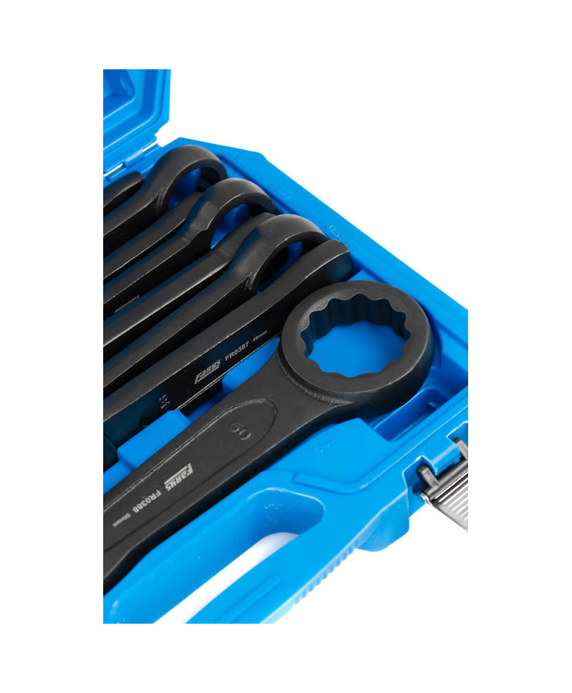 Zestaw kluczy oczkowych do podbijania 19-50mm, 14szt. Farys FR0399