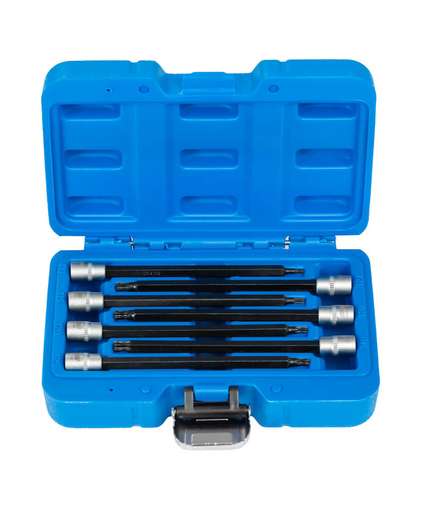 Zestaw Kluczy Trzpieniowych Torx 1/4''  T10 - T40 130mm 7szt. Farys FR2311