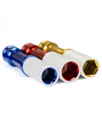 Zestaw Nasadek Długich do Alufelg 17 19 21mm 150 mm CrMo - 3szt. Farys FR2387