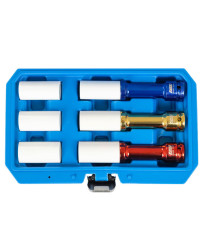 Zestaw Nasadek Długich do Alufelg 17 19 21mm 150 mm CrMo - 3szt. Farys FR2387