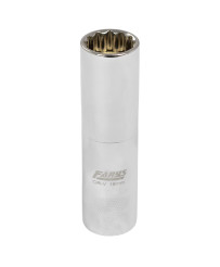 Nasadka do świec 3/8" 18 mm długa 12-kątna 90mm CrV Farys FR2280