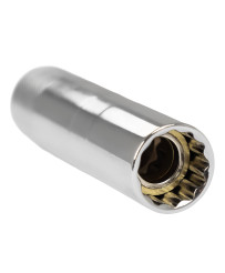 Nasadka do świec 3/8" 18 mm długa 12-kątna 90mm CrV Farys FR2280