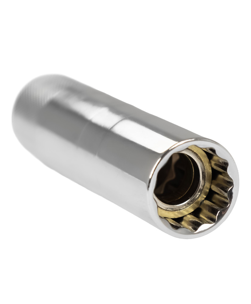 Nasadka do świec 3/8" 18 mm długa 12-kątna 90mm CrV Farys FR2280