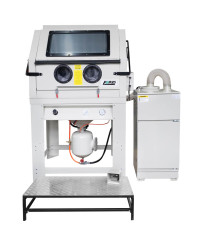 Piaskarka kabinowa 990 L oczyszczarka śrutownica FR7028 + Odciąg z filtrem FR7043-b