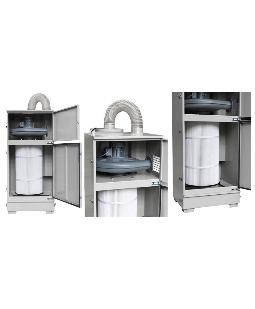 Piaskarka kabinowa 990 L oczyszczarka śrutownica FR7028 + Odciąg z filtrem FR7043-b