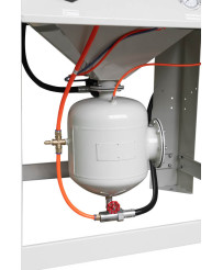 Piaskarka kabinowa 990 L oczyszczarka śrutownica FR7028 + Odciąg z filtrem FR7043-b