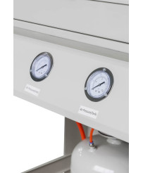 Piaskarka kabinowa 990 L oczyszczarka śrutownica FR7028 + Odciąg z filtrem FR7043-b