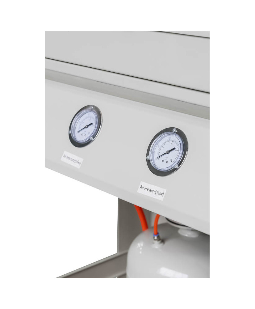 Piaskarka kabinowa 990 L oczyszczarka śrutownica FR7028 + Odciąg z filtrem FR7043-b