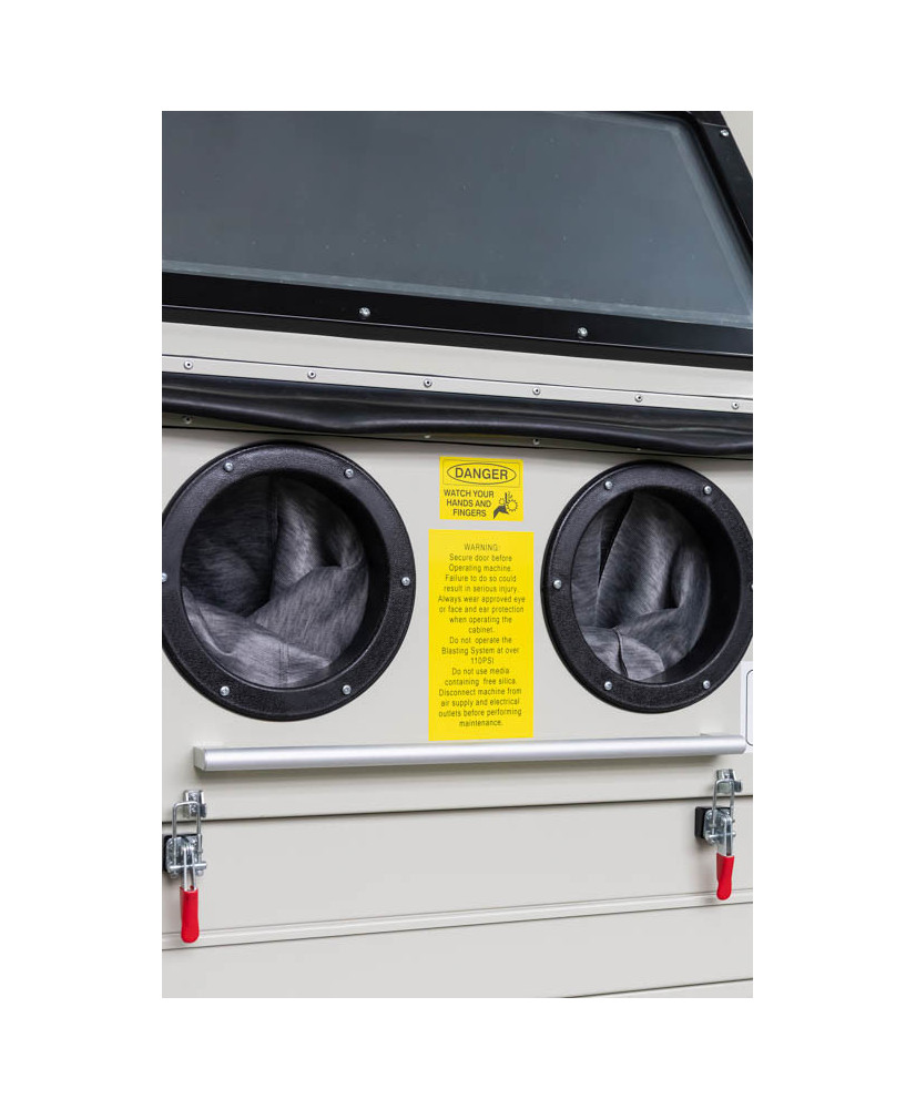Piaskarka kabinowa 990 L oczyszczarka śrutownica FR7028 + Odciąg z filtrem FR7043-b