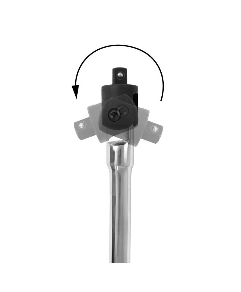 Pokrętło z przegubem do nasadek dł.62cm FR2530