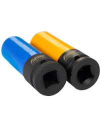 Zestaw nasadek udarowych do alufelg 1/2” 17mm 19mm CR-MO 85mm FARYS FR2377