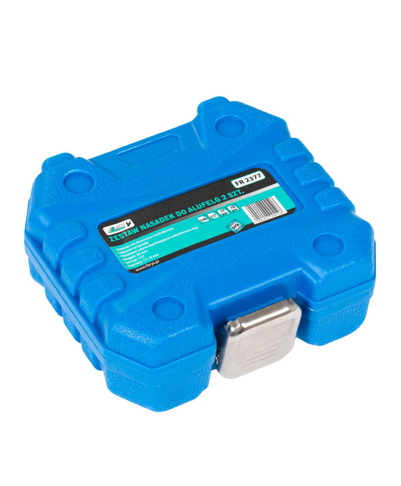 Zestaw nasadek udarowych do alufelg 1/2” 17mm 19mm CR-MO 85mm FARYS FR2377