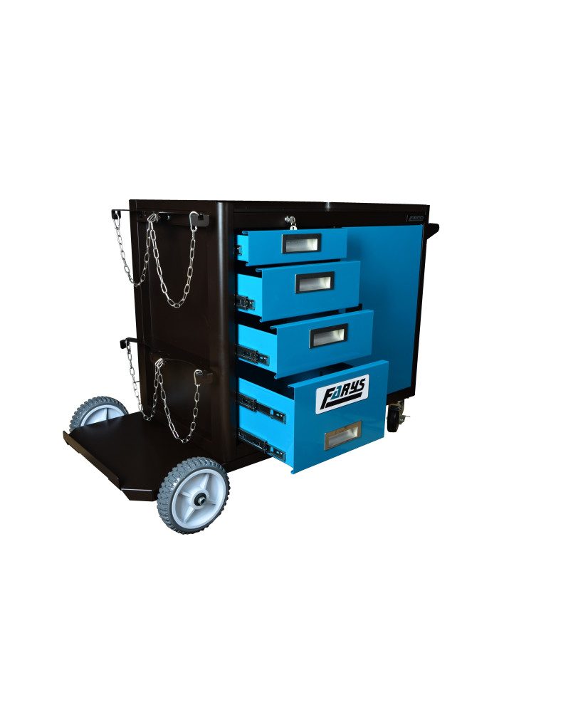 Szafka warsztatowa narzędziowa spawalnicza do butli FR4082 - OUTLET