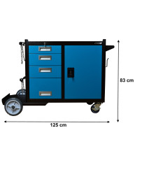 Szafka warsztatowa narzędziowa spawalnicza do butli FR4082 - OUTLET