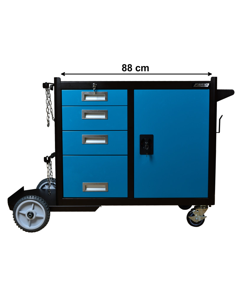 Szafka warsztatowa narzędziowa spawalnicza do butli FR4082 - OUTLET