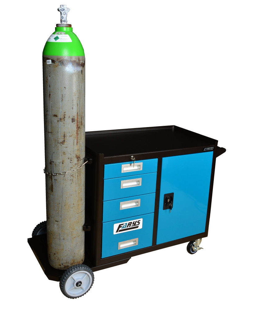 Szafka warsztatowa narzędziowa spawalnicza do butli FR4082 - OUTLET