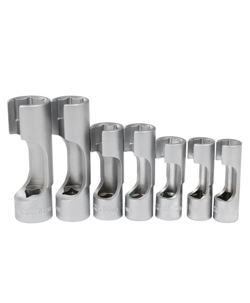 Zestaw Nasadek do Sondy Lambda 10-19mm 3/8'' Otwartych 7szt. FARYS FR2314