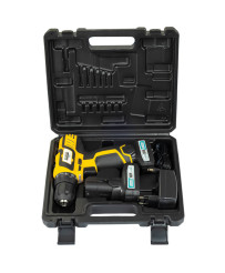 Wiertarko wkrętarka 18V w zestawie z nasadkami i adapterami FR7169+ FR2607+ FR2605