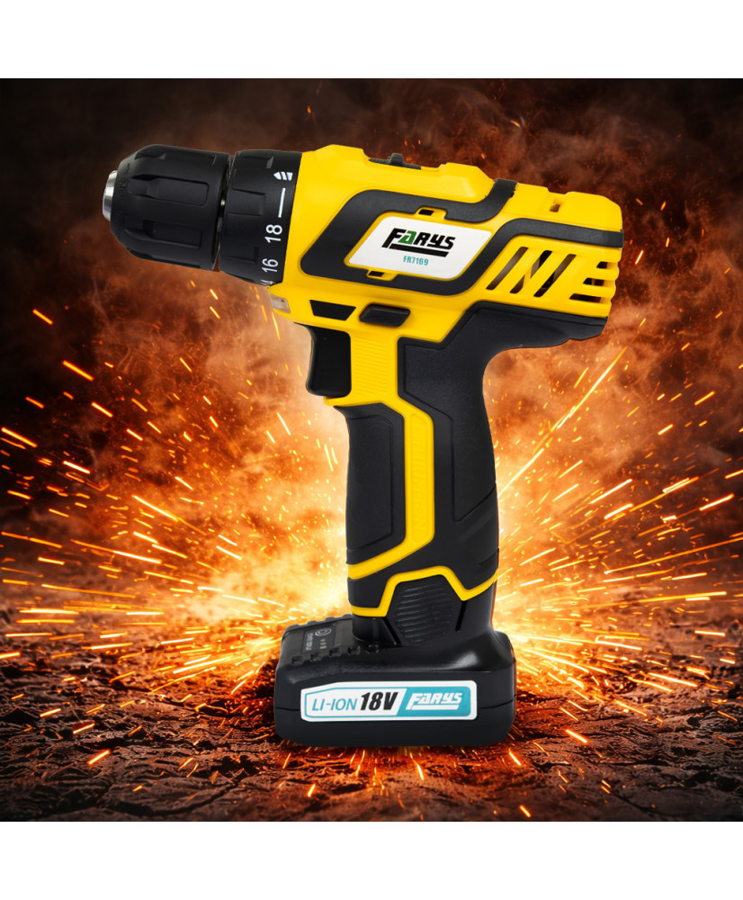 Wiertarko wkrętarka 18V akumulatorowa Li-Ion FR7169