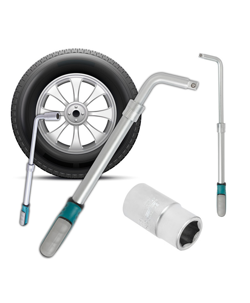 Nasadka 17/19 dwustronna do klucza 1/2 do kół Farys FR1430