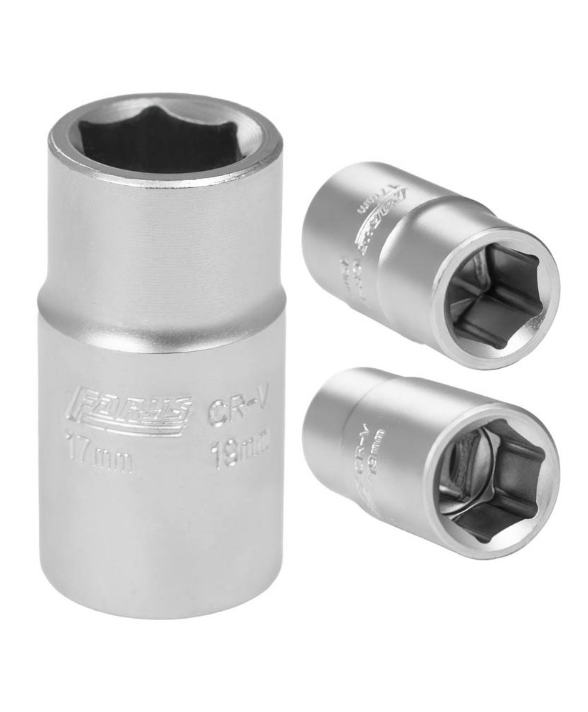Nasadka 17/19 dwustronna do klucza 1/2 do kół Farys FR1430