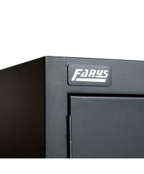 Meble garażowe warsztatowe Regał szafka do warsztatu garażu metalowy blat FR4113M