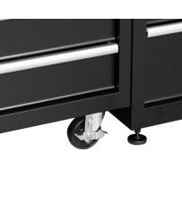 Meble garażowe warsztatowe Regał szafka do warsztatu garażu metalowy blat FR4113M