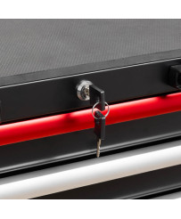 Meble garażowe warsztatowe Regał szafka do warsztatu garażu metalowy blat FR4113M