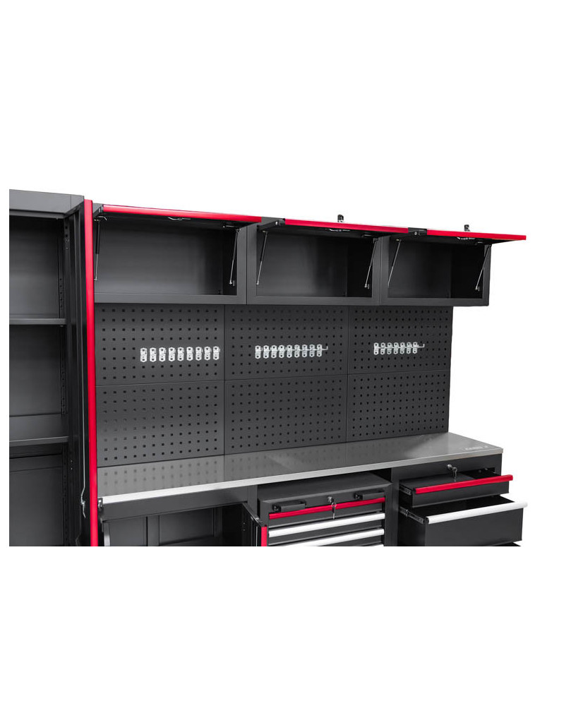 Meble garażowe warsztatowe Regał szafka do warsztatu garażu metalowy blat FR4113M