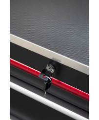 Meble garażowe warsztatowe Regał szafka do warsztatu garażu metalowy blat FR4113M