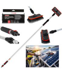 SZCZOTKA DO ODŚNIEŻANIA MYCIA PANELI FOTOWOLTAICZNYCH DACHÓW 4,9 m 2w1 Schmith SSFW-254