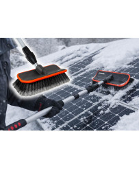 SZCZOTKA DO ODŚNIEŻANIA MYCIA PANELI FOTOWOLTAICZNYCH DACHÓW 4,9 m 2w1 Schmith SSFW-254