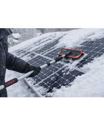 SZCZOTKA WYMIENNA DO SZCZOTKI TELESKOPOWEJ DO MYCIA PANELI ORAZ ODŚNIEŻANIA ŚNIEGU