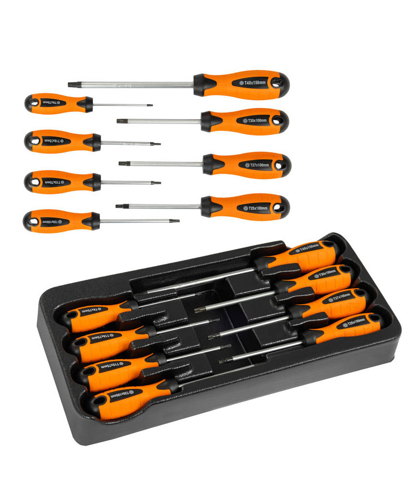 Wkład do szafki  wkrętaki torx 8el. T9-T40 FR1859