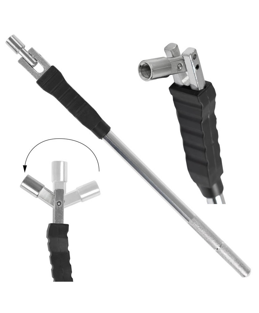 Przeciągacz do zaworów wentyli metalowy z osłoną gumową FR0782