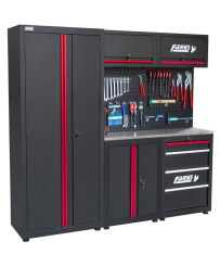 Zestaw Mebli Garażowych Farys FR4108M z Blatem Metalowym