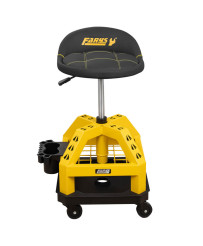 Stołek taboret warsztatowy masywny siedzisko na kółkach obrotowy FR9228 - II GATUNEK OUTLET