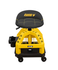 Stołek taboret warsztatowy masywny siedzisko na kółkach obrotowy FR9228 - II GATUNEK OUTLET