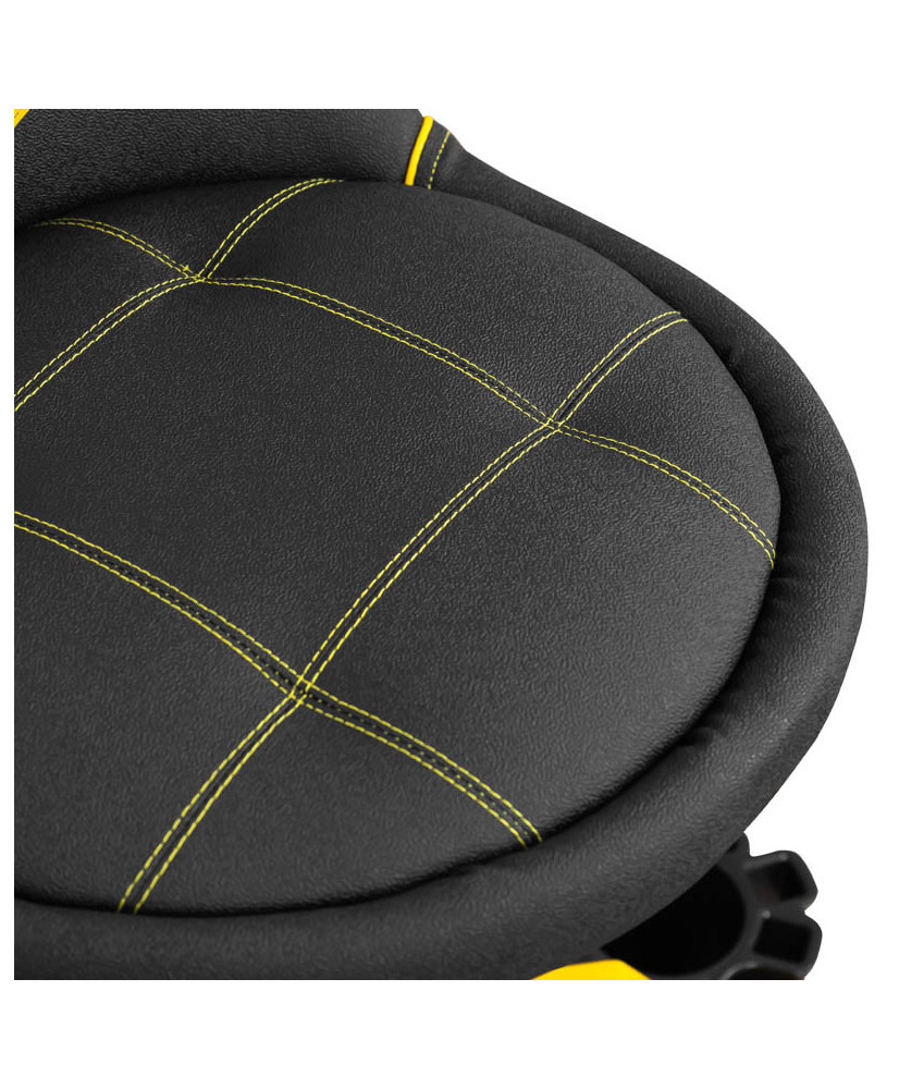 Stołek taboret warsztatowy masywny siedzisko na kółkach obrotowy FR9228 - II GATUNEK OUTLET