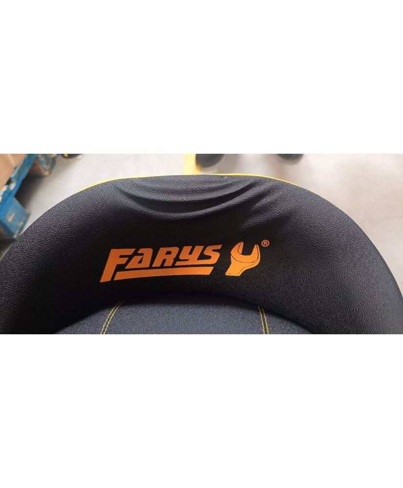 Stołek taboret warsztatowy masywny siedzisko na kółkach obrotowy FR9228 - II GATUNEK OUTLET