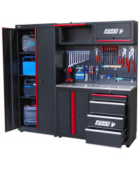 Zestaw Mebli Garażowych Farys FR4108M z Blatem Metalowym