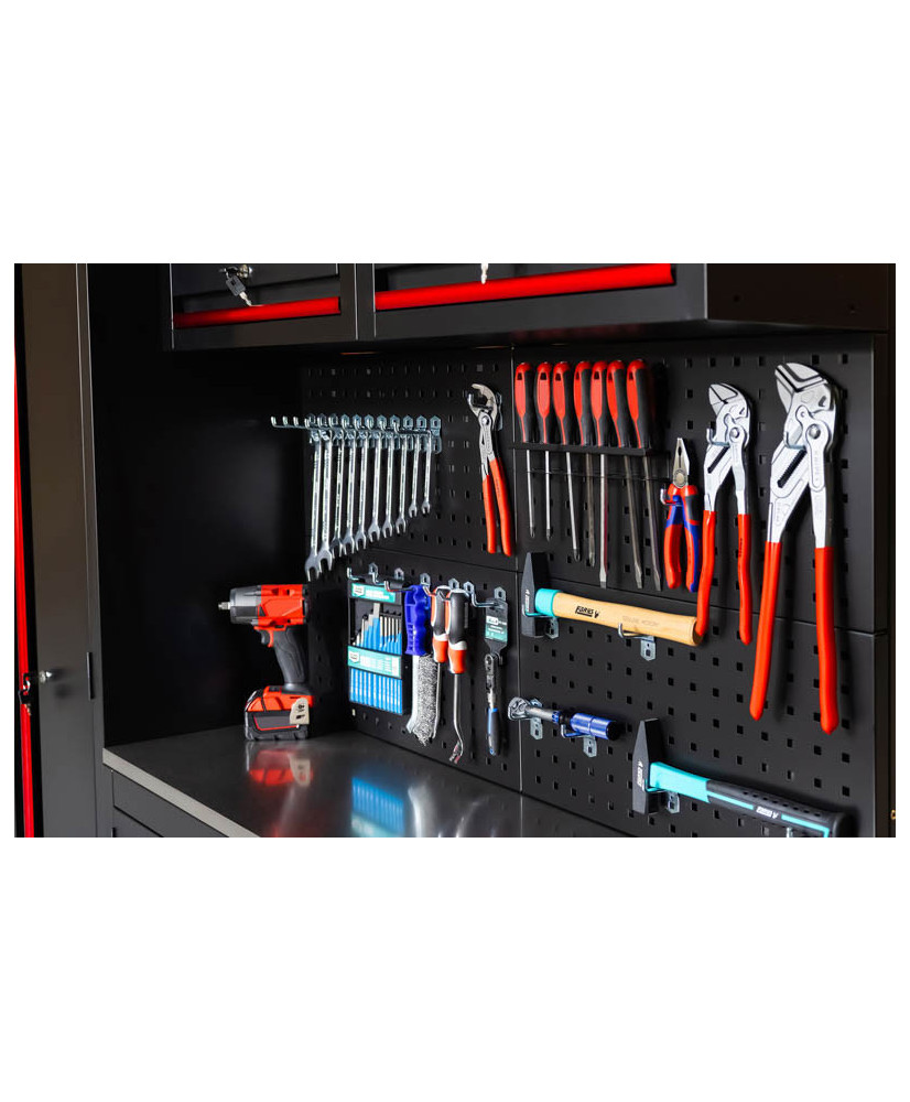 Meble garażowe warsztatowe Regał szafka do warsztatu garażu metalowy blat FR4108M