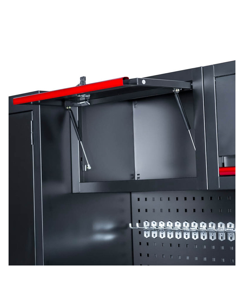 Meble garażowe warsztatowe Regał szafka do warsztatu garażu metalowy blat FR4108M