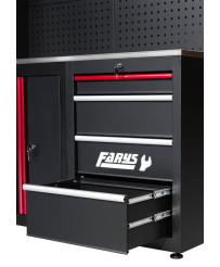 Zestaw Mebli Garażowych Farys FR4108M z Blatem Metalowym